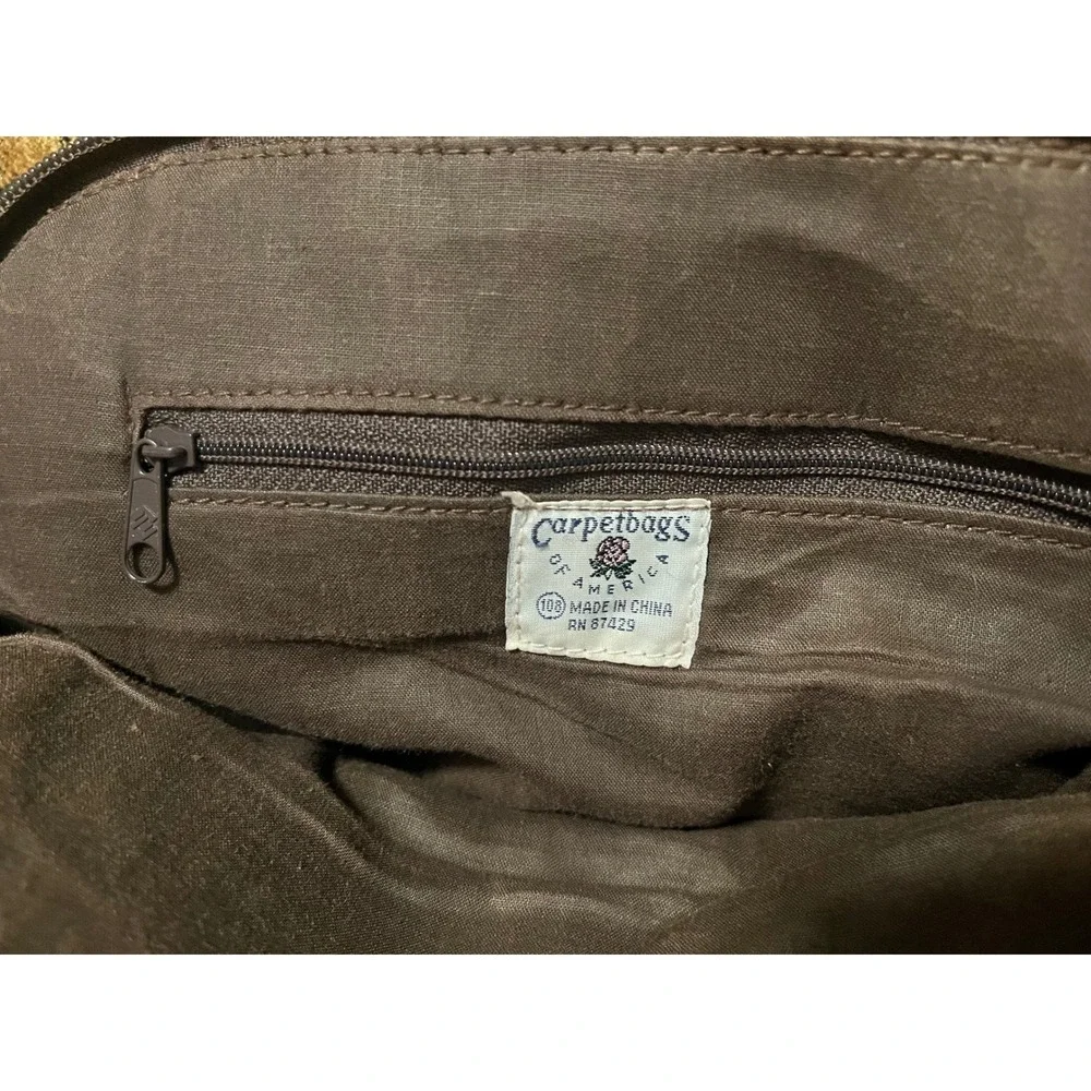 Carpetbags of America vintage brown
